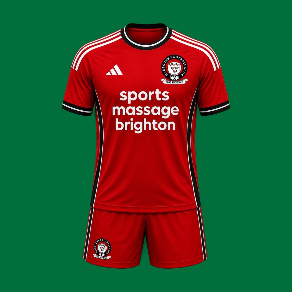 Hassocks FC shirt placeholder for Bradley Tighe